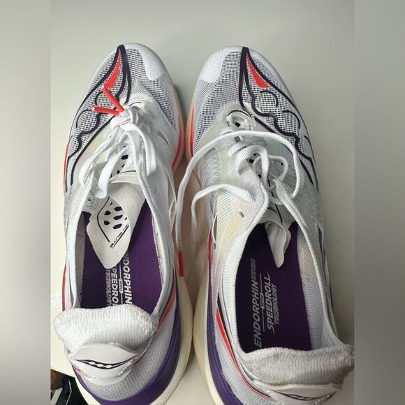 Saucony men’s Endorphin Elite Running Shoes Carbon Plates Size 11.5 - Picture 7 of 9